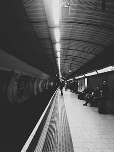 tog, stasjon, Underground, transport, jernbane, reise, transport