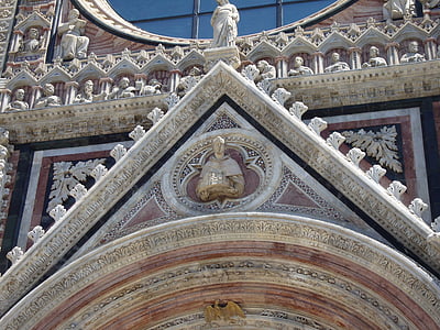 Dom, Florença, edifício, arquitetura, Igreja, Catedral, céu