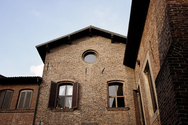 budova, Architektura, Milan, Itálie