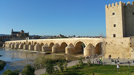 Córdoba római híd, híd, Cordoba, római híd, Cordoba