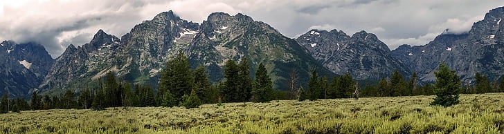 Grand teton, bjerge, landskab, Wyoming, Rocky, Grand, Teton