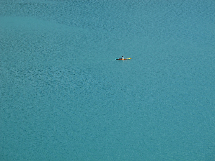 kayak, lake, water sports, water