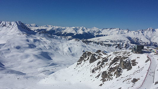 gore, Alpski, krajine, sneg