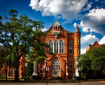 university of alabama, tuscaloosa, clark hall, buildings, campus, education, schools