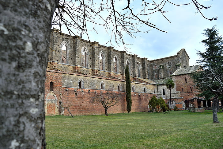 Chiusdino, Siena, Abbey, San, Galgano, kirke, cistercienser