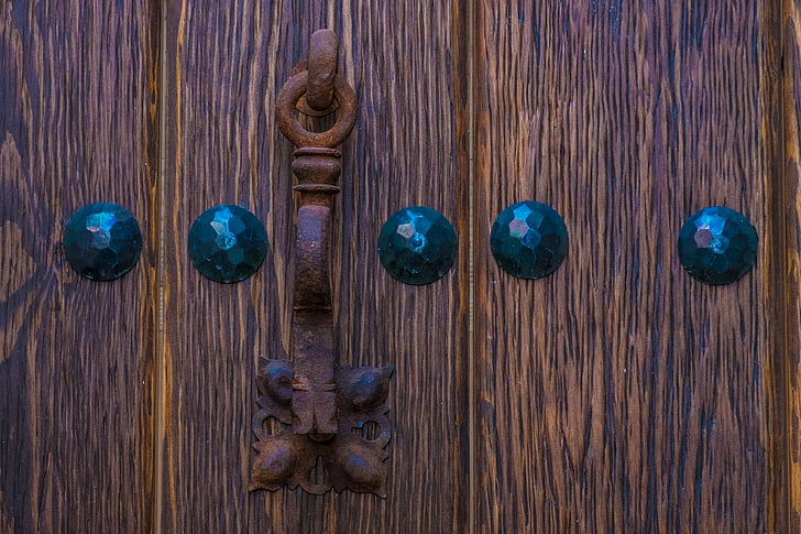 porta, original, amb la mà, Art, Artesania, història, raons