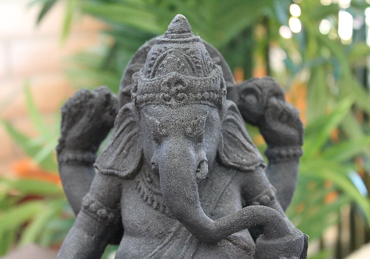 Ganesh, Sepia, Mantra, Deva, guddom, Olga Klindt, hinduisme