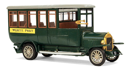 Magirus, type 2c-v110, 1919, oldtimer, model bussen, vervoer en verkeer, verzamelen