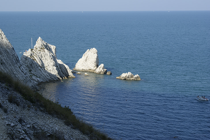 Italia, Conero, sjøen, Rock, grunn av sorelle, Marche, Ancona