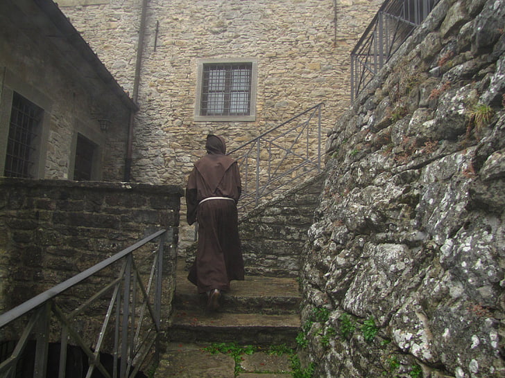 franciscano, monje, Verna, Monasterio de