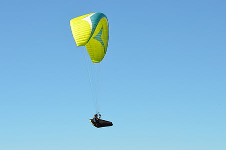 hangen-zweefvliegtuig, paragliding, avontuur bums, deltavliegen, sport, Vrije tijd, activiteit
