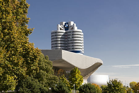 Германия, Мюнхен, Бавария, Архитектура, внешний вид здания, Встроенный структура, современные