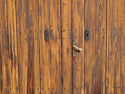 παλιά πόρτα, ξύλο, πόρτα, παλιά, παλιό κτίριο, ρουστίκ, ξύλο - υλικό