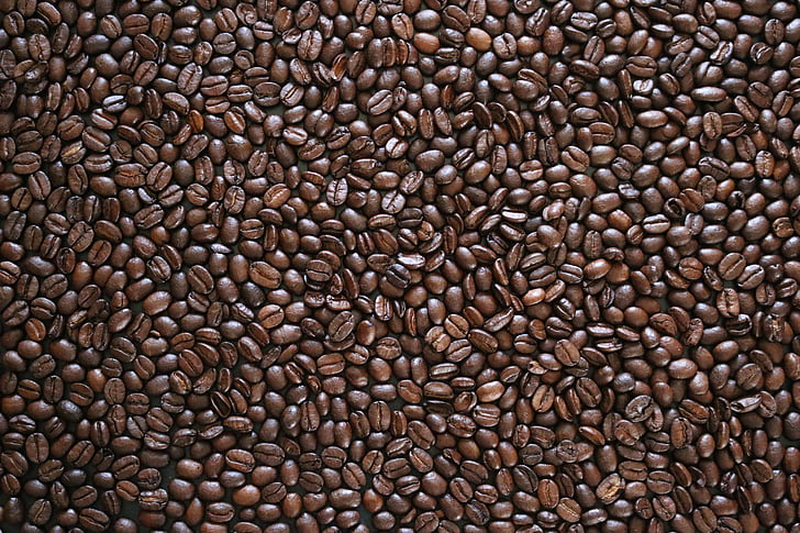 coffee beans, texture, bean, food, smell, coffee, roasted