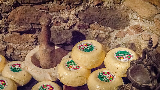 チーズ, ランチョン ミート, モルタル
