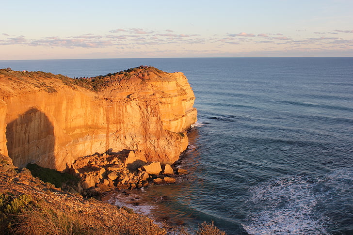 Austrália, 12 apóstolos, vitória, oceano, 12, litoral, rocha