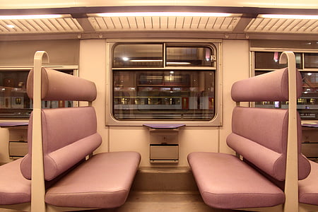 carro de passageiro, Trem, metrô, transporte de massa, interior, interior, assentos