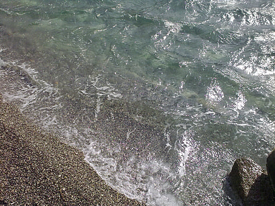 vlna, more, Chorvátsko, letné