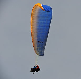 paragliding, paragliden, Parachute, kleurrijke, activiteit, sport, hemel