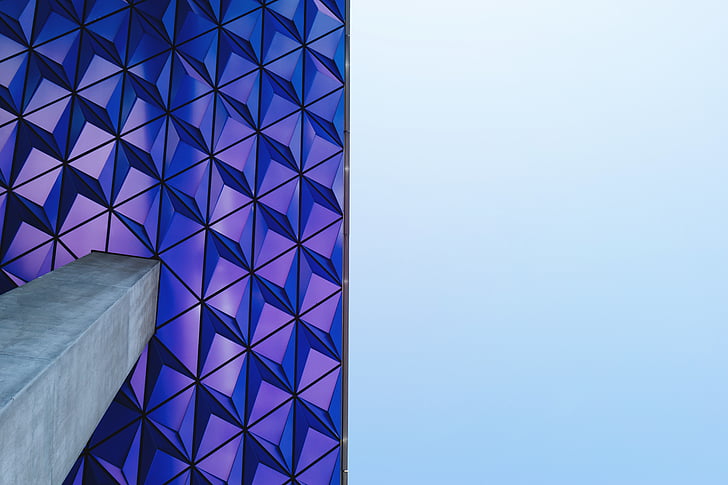 violetinė, Juoda, stiklo, sienos, Architektūra, pastatyta struktūra, architektūros bruožas