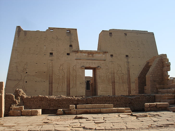 tempelj, Egipt, starodavne, arhitektura, potovanja, kamen, Zgodovina