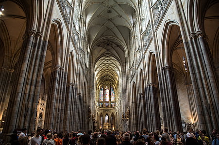 cerkev, arhitektura, Duomo, Praga