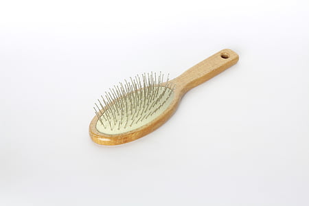 pente, cabelo, beleza, escova, equipamentos, utensílio de cozinha, único objeto