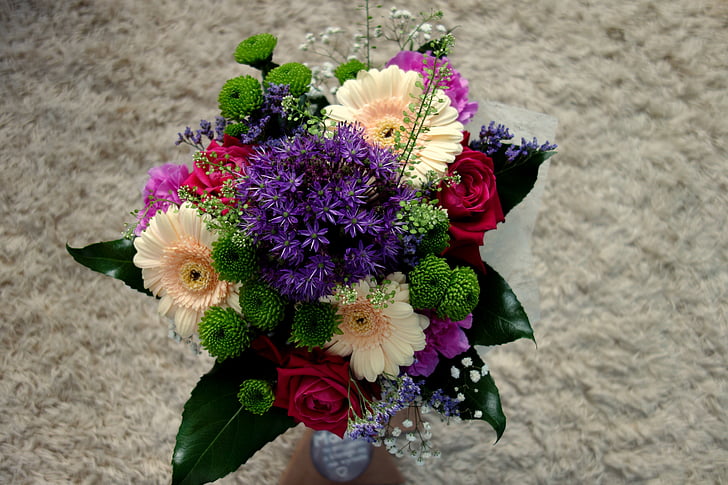 fleurs, bouquet, composition, bouquet de fleurs, décoration, nature, bouquet de fleurs