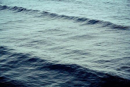 natureza, água, deixar de funcionar, ondas, oceano, azul, mar