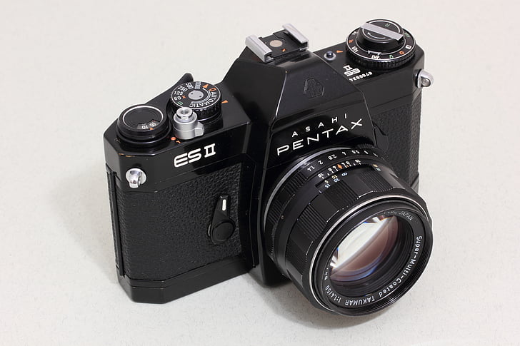 Asahi, Pentax, optikai, Japán, SLR, 35 mm-es, filmes fényképezőgép
