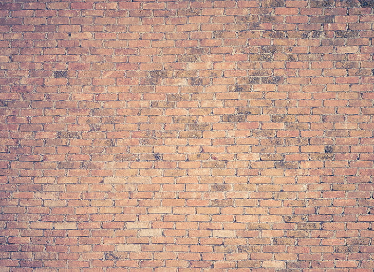 Ziegelmauer, Ziegel, Ziegel-Hintergrund, Blöcke, Wand, rot, Mörtel