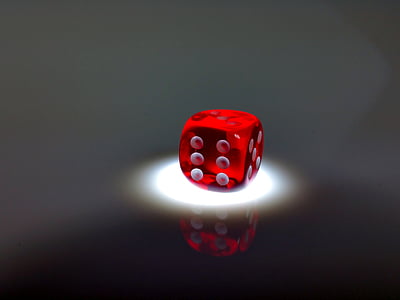 Cube, rot, Glück, spielen