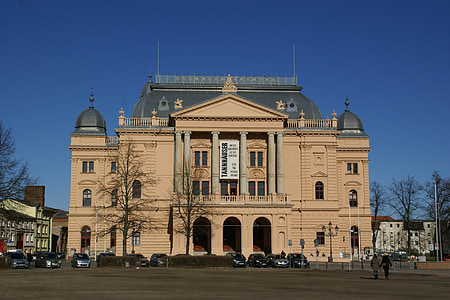 mecklenburgisches staatstheater, Schwerin, Mecklenburg, staten, teater, Tyskland, Opera