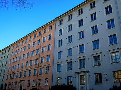 Helsinki, Finnois, ville, logement, immeuble d’habitation, vieux, Töölö