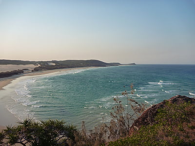 Fraser island, Australien, Indisk huvud, stranden, havet, Ocean, ön