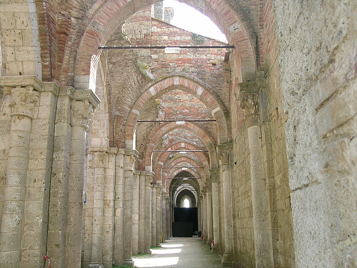 sangalgano, Toscana, kirkko, arkkitehtuuri, Arch, historia, kuuluisa place