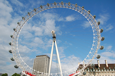 london, eye, wheel, england, landmark, thames, ferris Wheel