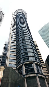 ēka, skycraper, Singapūra, Debesskrāpis, arhitektūra, biroju ēka, ēkas ārpusi
