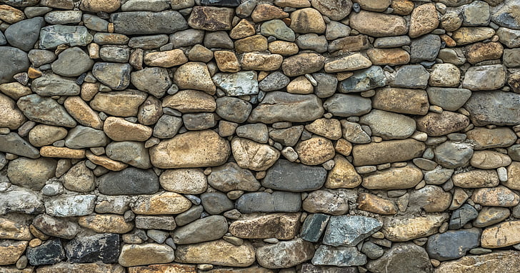 pedra, paret, Damme, mur de pedra, textura, patró, construcció