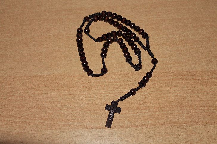 Rosary, religion, kors