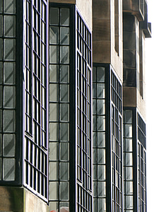 Mackintosh, arquitectura, finestra, art deco, façana, edifici, antiga finestra