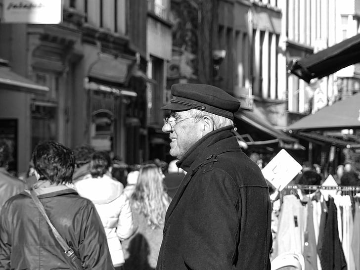 улична фотография, Антверпен, улица, hoogstraat, хора, пазар, почивка