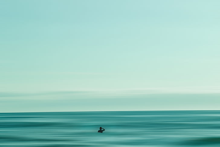 mar, oceano, água, natureza, fotografia, ondas, homem