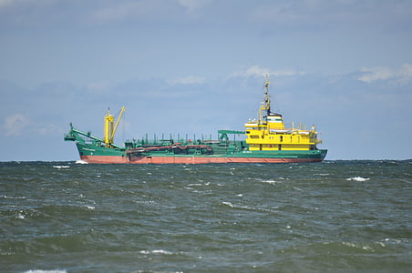 aluksen, Sea, Itämeren, Puola, Kołobrzeg, Aalto