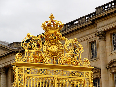 cilj, Kraljevski, ograda, Versaille, Pariz, Louis xiv, kralja sunca
