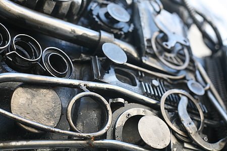 mechanika, fém, gép, vas, Vasmű, acél, fémes