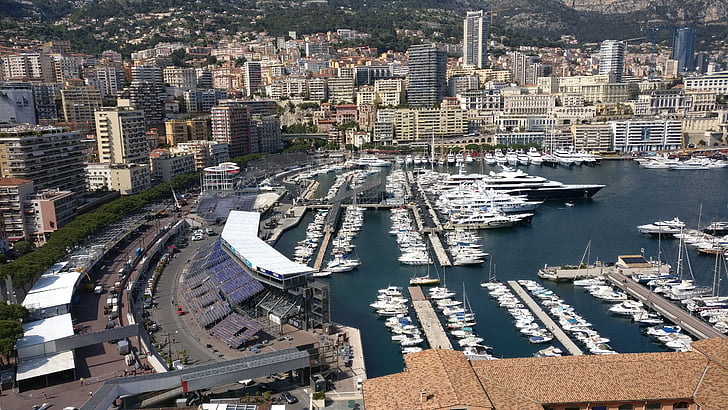 Monaco, poort, schepen, Marina, rijkdom, luxe, dokken