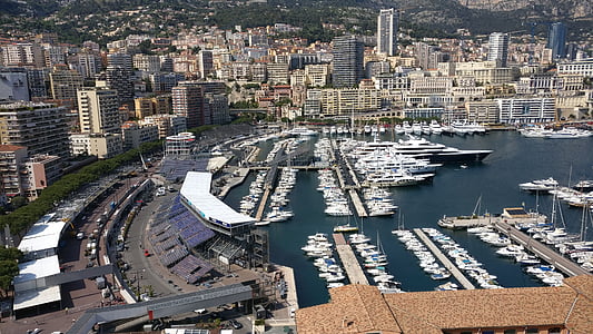 Monako, Port, statki, Marina, bogactwo, luksusowe, stacje dokujące