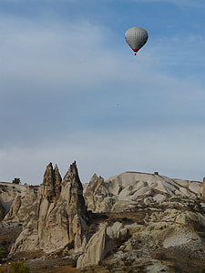 ballon captif, tour en montgolfière, sports aériens, mouche, Cappadoce, Turquie, solitaire