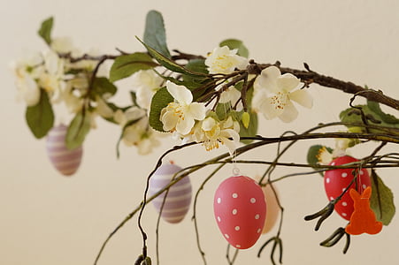 påske hilsen, påske gren, gren, påske, God påske, påskeæg, dekoration